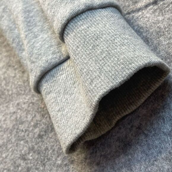 BCBGMaxAzria Sweatshirt Women’s Large Grey Studded Pullover Crewneck Long Sleeve - Picture 12 of 14